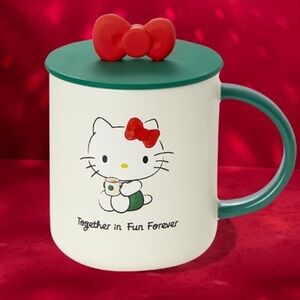 Starbucks Hello Kitty Holiday Ceramic Mug, 16 oz